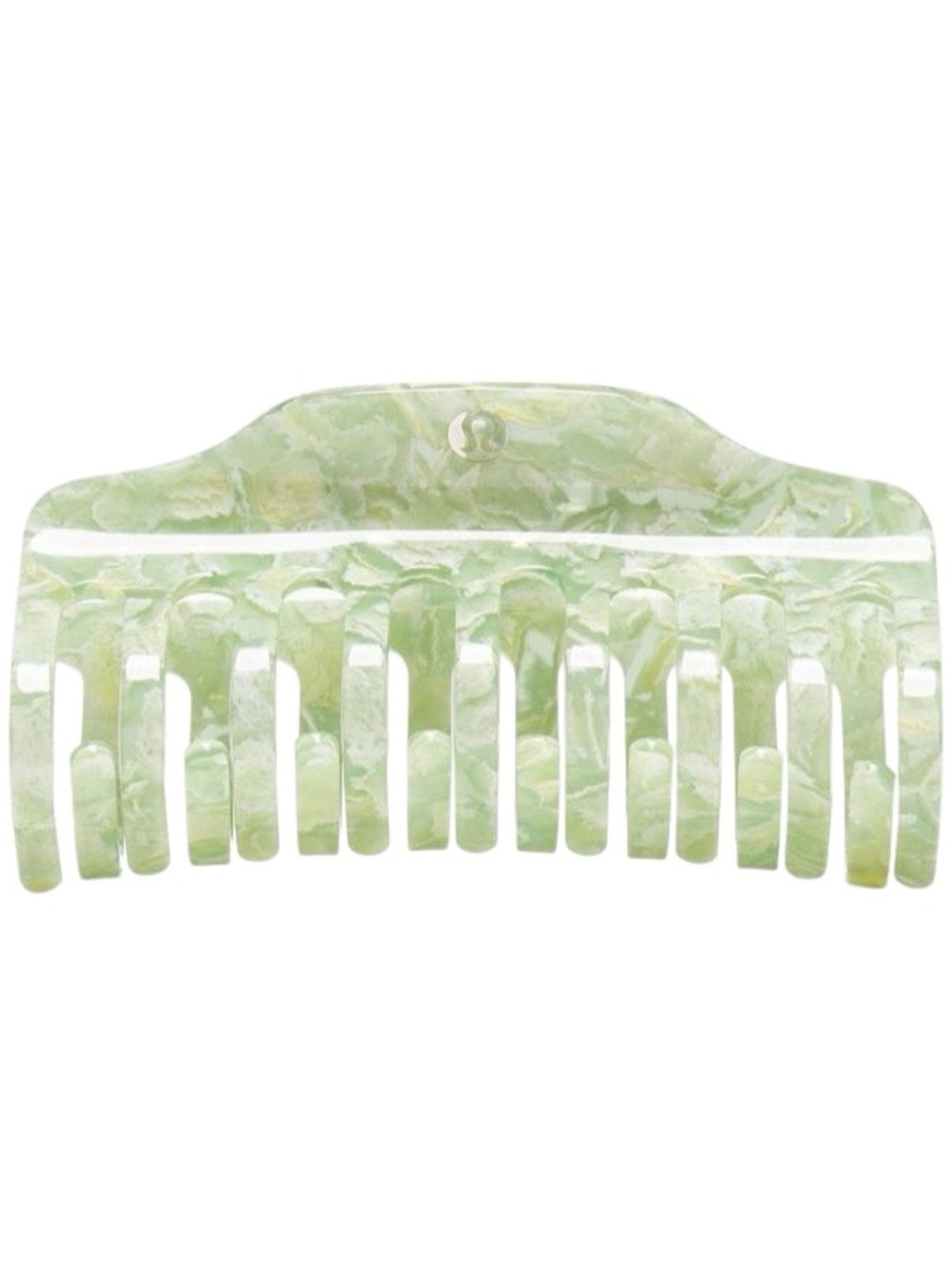 Lululemon Jumbo Claw Clip Willow Leaf/Matcha Magic - Picture 6 of 16